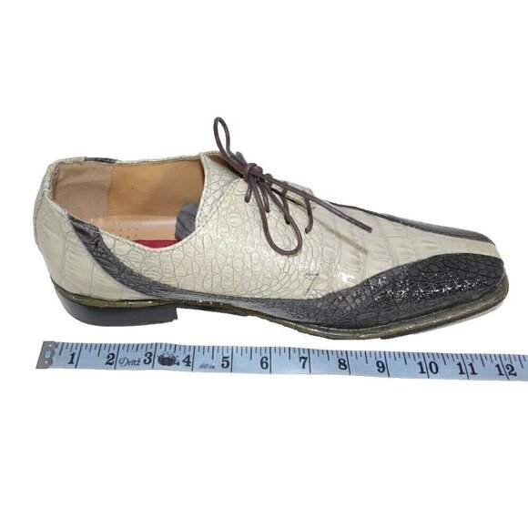 Expressions by RC gray & beige lace up dress shoes, oxfords men's size 10.5 - Picture 8 of 9